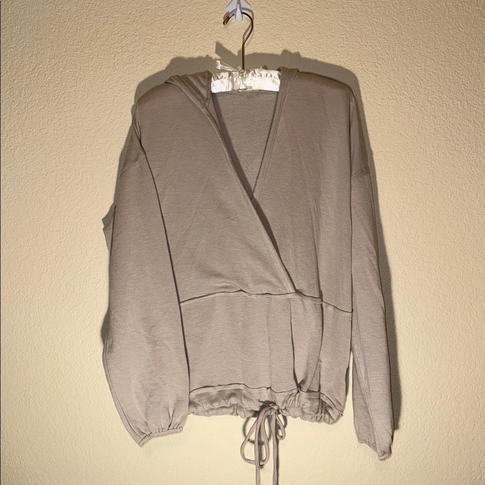 BKE Beige Hooded Sweatshirt